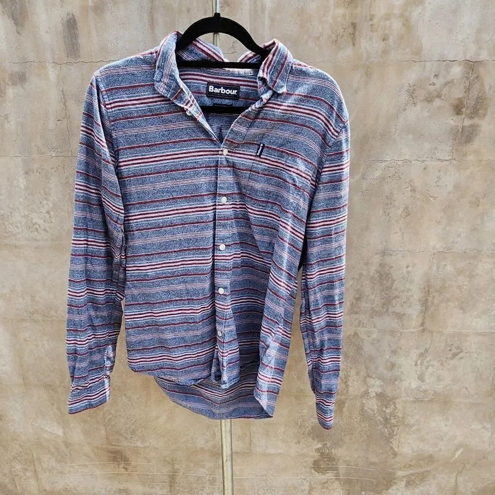 Barbour lyde button up shirt striped